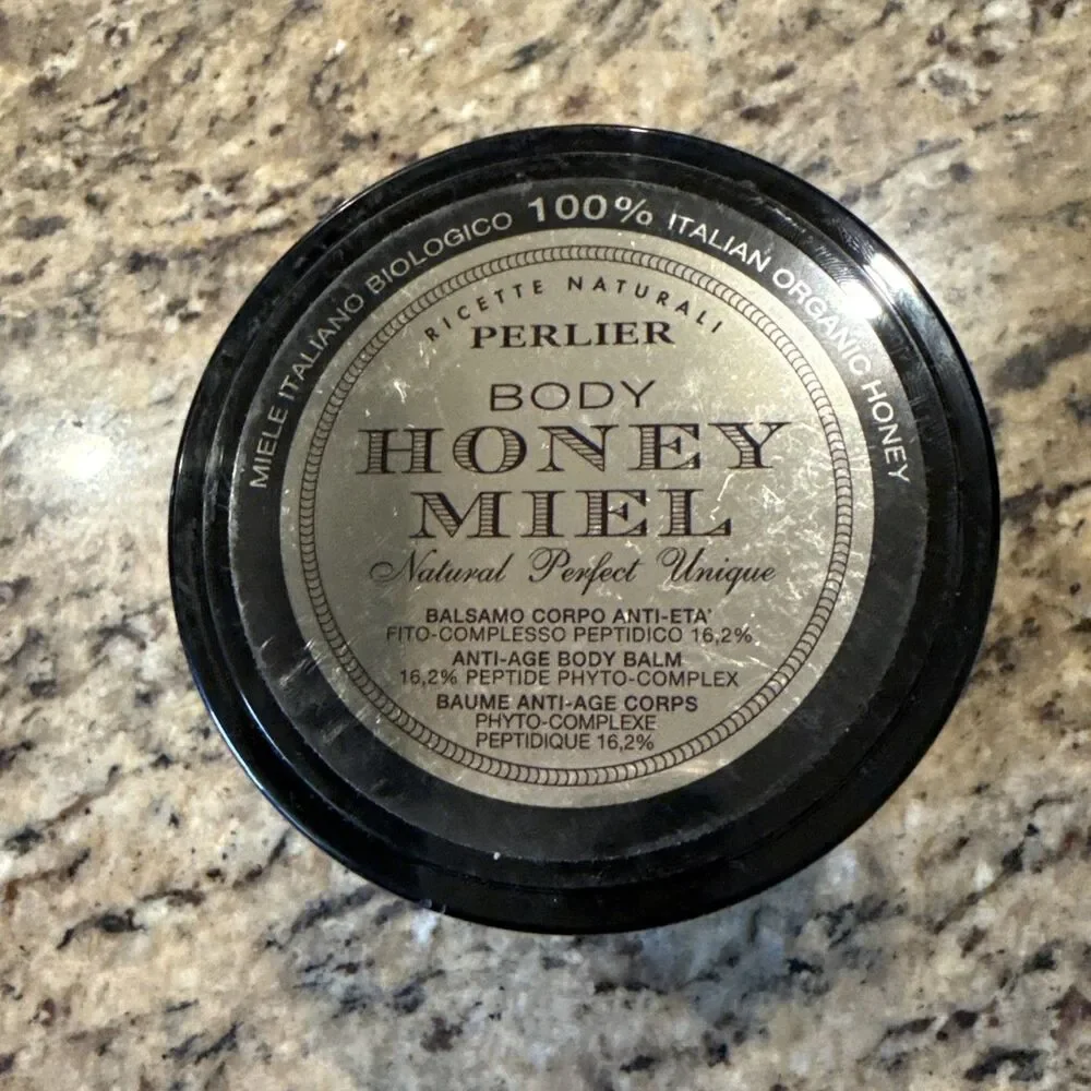 Perlier Honey Miel Anti Aging Body Balm Cream  100% Organic Italian Honey 13.5oz
